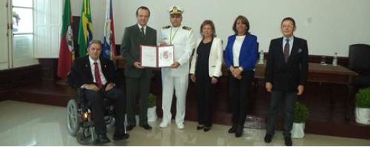 Prefeitura Municipal de Uruguaiana recebe  Marinha do Brasil em Cerimônia