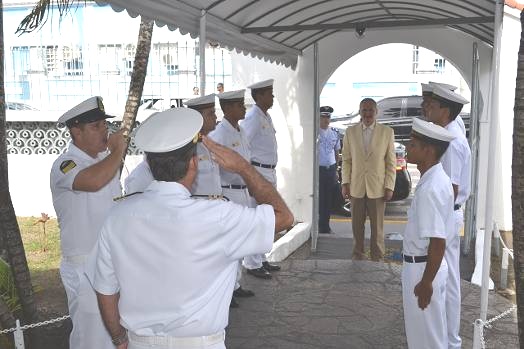 Capitania dos Portos de Alagoas recebe visita do Ministro da Defesa