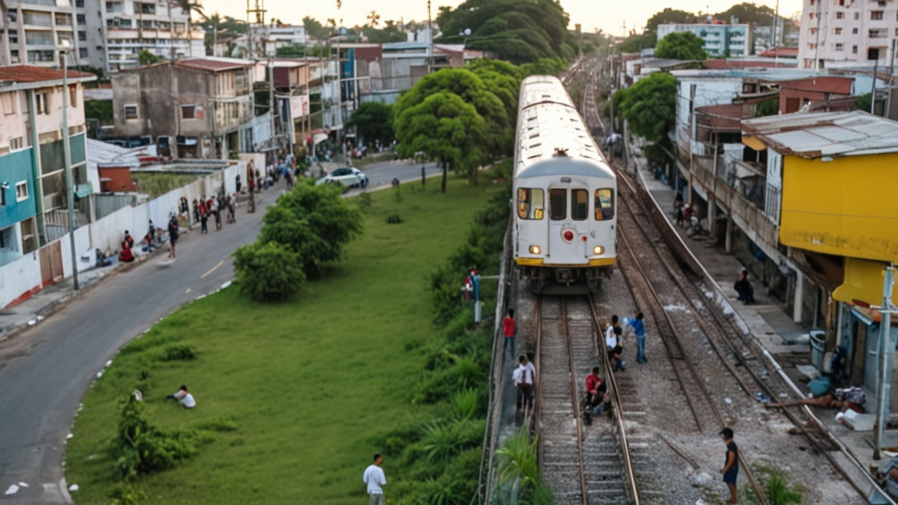 Jovens Arriscam Vidas em Trilhos de Trem para Empinar Pipas em Fortaleza