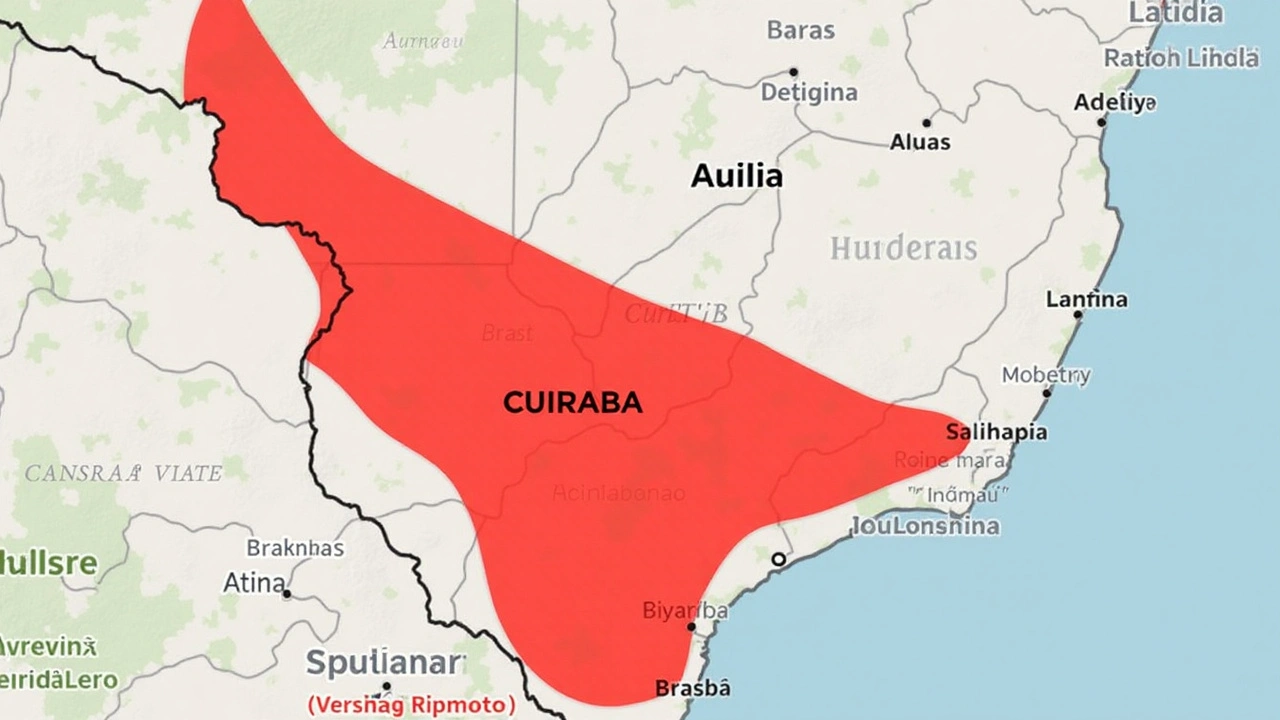 Alerta Vermelho para Onda de Calor no Centro-Oeste, Sudeste e Sul do Brasil